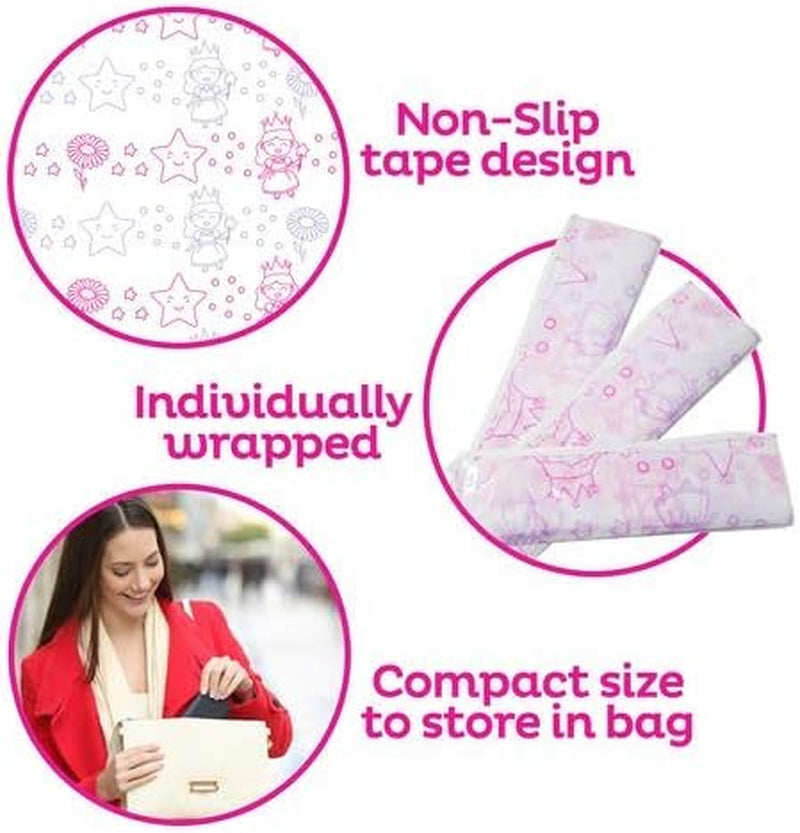 Princess Disposable Toilet Seat Cover for Kids 20 Pack, XL, Waterproof & Individually Wrapped Toddler Toilet Covers Disposable for Travel, Potty Liners for Toddlers, Potty Training for Girls and Boys